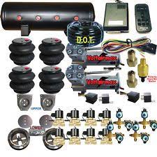 Air suspension brackets and rear links. B Chev Air Suspension Bags Valves Tank Pswitch Airline Compress Gauge Cross Ebay Air Ride Air Bag Valve