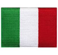 ITALY FLAG PATCH iron-on embroidered applique Top Quality Italian National  Emblem