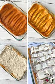 Pumpkin Pie Dump Cake With Cream Cheese Frosting Easy Side Dish Recipes