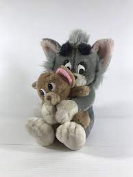 Tom And Jerry Stuffed Animal Plush Tom And Jerry Vintage Tom And Jerry Cartoon Plush Toy Stuffed Cat Stuffed Mouse Loew S Plush Mgm Plush Vintage Plush Toys