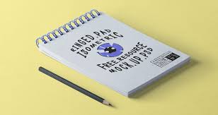 Download Spiral Notepad Psd Mockup Free Download Designhooks