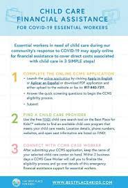 Organizations that have looked after the children of essential workers have been remarkably successful in keeping coronavirus at bay. Child Care Financial Assistance Now Available For Covid 19 Essential Service Workers In Tarrant County News Talk Wbap Am