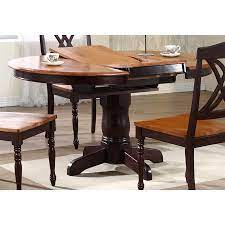 It has a round top with a butterfly leaf and a simple apron. Round Table With Butterfly Leaf Walmart Com Walmart Com
