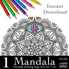 Thousands of printable coloring pages, for kids and adults! Mandala Coloring Page Mandala Colouring Mandala Flower Hs M 1001
