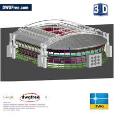 The cheapest way to get from amsterdam arena to amsterdam, europaplein costs only 1€, and the quickest way takes just 5 mins. Amsterdam Arena Stadium 3d Model Dwg Drawing Free In Cad