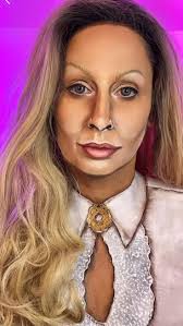 Ellen Griswold. All makeup and body painted. From National Lampoon's  Christmas Vacation