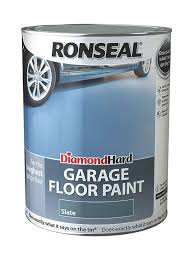 Ronseal Diamond Hard Garage Floor Paint Slate Satin Garage Floor Paint 5l Departments Diy At B Q Garage Floor Paint Painted Floors Garage Floor