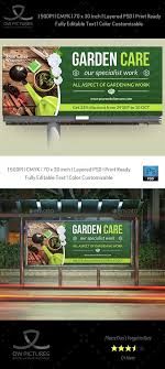 Garden Services Billboard Template Billboard Advertising Billboard Billboard Design