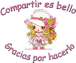 Colección de Gifs ®: GRACIAS POR COMPARTIR