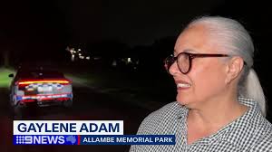 Police are hunting a driver who crashed into a Gold Coast cemetery  overnight, before fleeing the scene. #9News