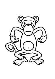 They can be printed for free for personal use. Coloring Page Monkey Free Printable Coloring Pages Img 17793