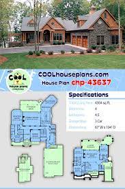 Craftsman Style House Plan 85480 With 4 Bed 5 Bath 3 Car Garage Craftsman Style House Plans Dream House Plans Craftsman House Plans