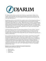 Beberapa produknya antara lain djarum super, djarum coklat, djarum. Pt Djarum Super Di Bandung