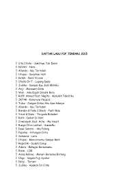 Platform musik streaming spotify menghadirkannya untuk kamu. Contoh Syair Lagu Pop Cikimm Com