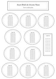 Seating Plan Template Powerpoint Wedding Seating Chart