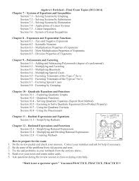 Elementary algebra skill solving quadratic equations by factoring solve each equation by factoring. Algebra 1 Enriched