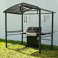 Outdoor seating available so you can soak up the sunshine while you dine. Aleko 8 Ft W X 5 Ft D Aluminum And Polycarbonate Roof Grill Gazebo Reviews Wayfair