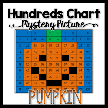 Pumpkin Hundreds Chart Mystery Picture Mrs Thompsons
