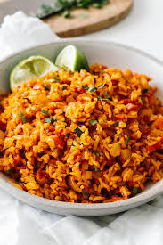 Bring heat to a boil and then lower to a simmer and cover. Easy Mexican Rice Downshiftology