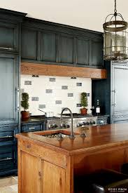 We are all in for brand new looking furniture, but a little antiqueness will always add personality to your space. Navy Kitchen Cabinet Paint Color Home Bunch Interior Design Ideas