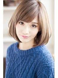 顔型 髪型42選 自分に似合うかわいいヘアスタイルをご紹介 カウモ ヘアスタイル ボブ ヘアカット ボブヘア