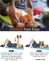 Dumbbell Floor Press Dumbbell Dumbell Workout Upper Body Workout