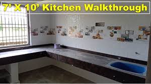 7 x 10 feet kitchen walkthrough youtube