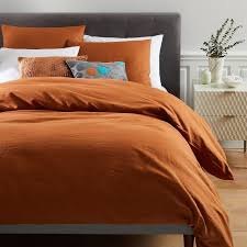 They add style to any bedroom and comfort to any bed. Duvet Burnt Orange Bed Linens Luxury Bed Linen Design Luxury Bedding