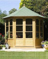 This simple yet pleasing harrogate bower has become very popular for the smaller garden. Harrogate Wooden Summerhouse