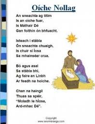 Oiche Nollag Poem On Powerpoint Irish Language Gaeilge Irish Words