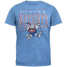 The denver nuggets unveiled a new look this evening at a vip reception in downtown denver. Denver Nuggets Crackle Prospector Logo Soft T Shirt Old Glory