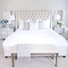 Another option is our selection of fabulous rectangular bedroom end tables available in different styles like antique white. Bed Sweet Bed I M Still On The Hunt For The Perfect Rug And Nightstands Any Suggestions B Master Bedrooms Decor Home Bedroom Master Bedroom Paint