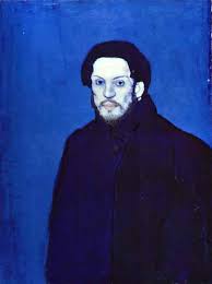 Picasso's father, an artist, made one for the family home. Self Portrait 1901 By Pablo Picasso