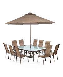 Oasis Outdoor Patio Furniture 14 Piece Set 84 X 60 Dining Table 10 Dining Ch Outdoor Dining Chairs Patio Furniture Dining Set Outdoor Furniture Protection