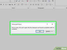 4 Ways To Corrupt A Word File - Wikihow