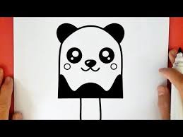 Como Dibujar Un Helado De Panda Kawaii Youtube Card Making Kawaii Panda