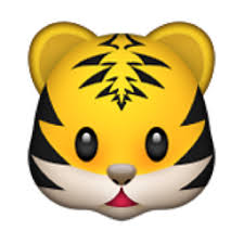 Single Animal Emojis Google Search Tiger Emoji Tiger Face Cute Tigers