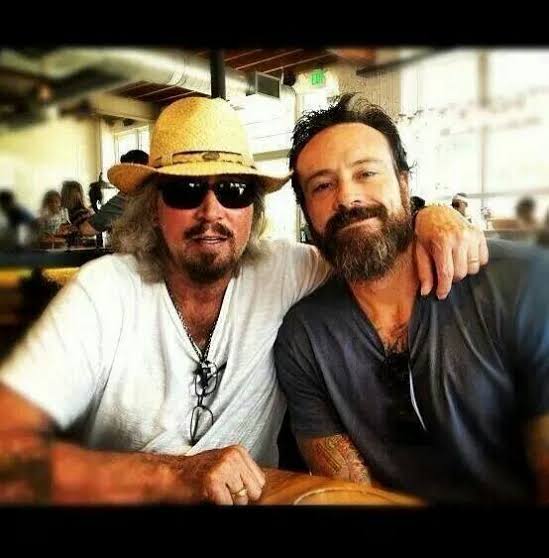 Father & Son. Barry & Stephen Gibb