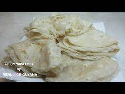 Guyanese Oil Roti The Real Deal Paratha Roti Or Clap Roti Episode 1 Youtube Roti Paratha Food Videos