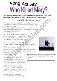 Music video by richard marx performing hazard (video version).#richardmarx #hazard #vevo. Song Activity Hazard Richard Marx Esl Worksheet By Brunohero