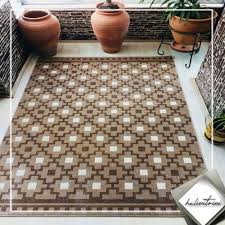 Bahariye Bahariye Yazlik Hali Ince 4m2 160x230 Summit 6076 Kahve Halilar Hali Urunler