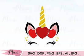 Download Valentine Unicorn Svg 179192 Cut Files Design Bundles