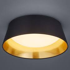 schwarz goldene textil deckenlampe ponts m leds jetzt bestellen unter https moebel ladendirekt de lampen decke deckenlampe deckenleuchten beleuchtung decke
