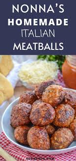 Maybe you would like to learn more about one of these? Nonna S Homemade Italian Meatballs 4 Sons R Us Recipe Homemade Italian Meatballs Meatball Recipes Easy Recipes