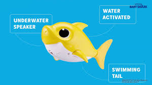 Watch it swim and sing along as it plays the baby shark song! Baby Shark Toy Smyths Shop Clothing Shoes Online