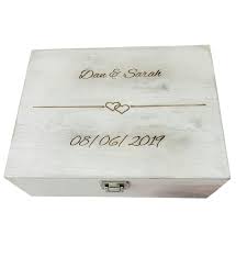White whale handmade wooden spice box with clear hinged lid tea masala chest. Personalised Wedding Keepsake Wooden Engraved Box Couples White Wash Shabby Chic Treasure Chest Wedding Memory Gift Box Hoolaroo