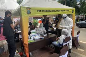 Polres Jaksel Gelar Rapid Test Antigen Gratis Di 10 Pos Pengamanan