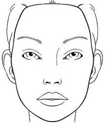 Printable Makeup Face Coloring Makeup Face Charts Face Chart Face Template