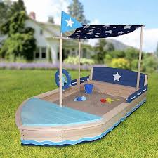 Sun Sandkasten Sternen Schiff Sandkiste In Schiffsform Mit Sitzbank Online Kaufen Otto Sandkasten Sandkasten Piratenschiff Sandkiste