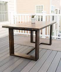 Diy Outdoor Dining Table Build Plans Diy Patio Buildplans Freebuildplans Kregjig Kregtool Diningtable Modern Outdoor Table Diy Dining Table Diy Dining